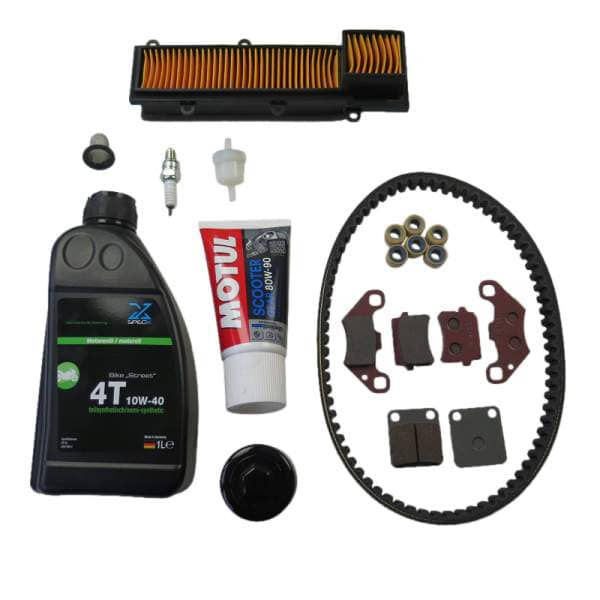 PGO Bugrider 150 Inspektion Set Bugxter 150ccm 4Takt 8007230 Motorroller.de 125/150ccm Wartung Satz Service Kit Buggy Ersatzteil Inpektion