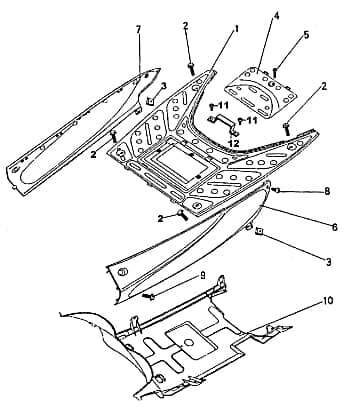 Halter Fussbrett Motorrad Kreidler Florett RMC 87924