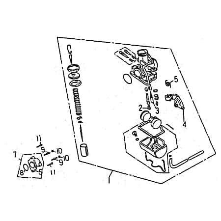 SMC Halter Chokezug Vergaser Quad ATV 234ccm Rex 150ccm 4Takt Motorroller.de Halterung Haltebügel Halteblech Halte-Blech Halte-Bügel 150ccm-4Takt UTV