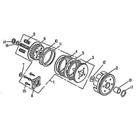 Rex Quad 150 Scheibe Distanzscheibe ATV 150ccm 4Takt 92030 Motorroller.de Unterlegscheibe U-Scheibe Distanz-Scheibe Unterleg-Scheibe Abstandsscheibe