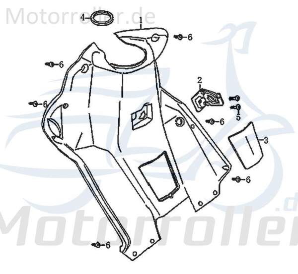 Helmhaken 85435 für 125ccm 4Takt