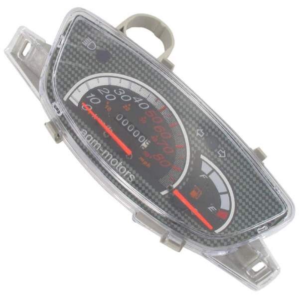 Tachometer bis 80km/h ohne Kabelbaum Jonway 1160401-7