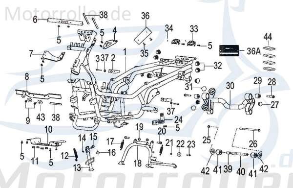 SMC FEDER Generic Trigger X 50 Ständerfeder 57010D010000 Motorroller.de Seitenständer Seitenständerfeder Rückzugfeder Spannfeder Rückzug-Feder Moped