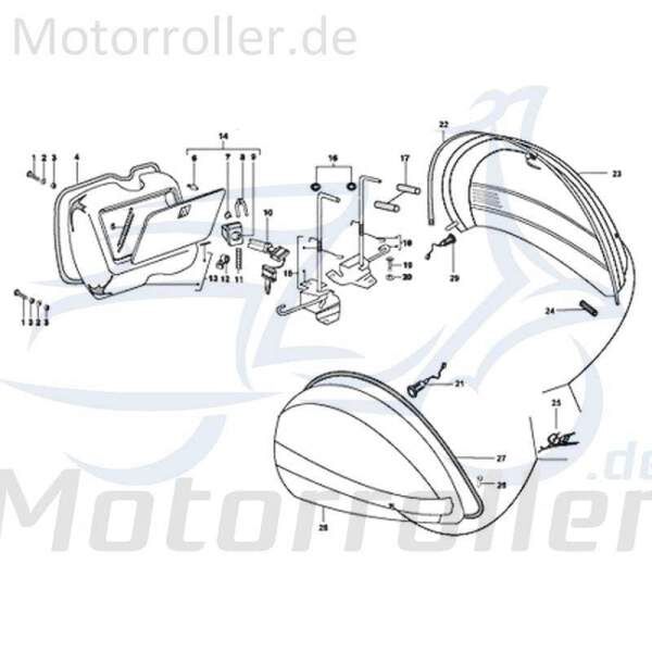 Gummmi Elektroroller 50ccm Kreidler Rex 720360