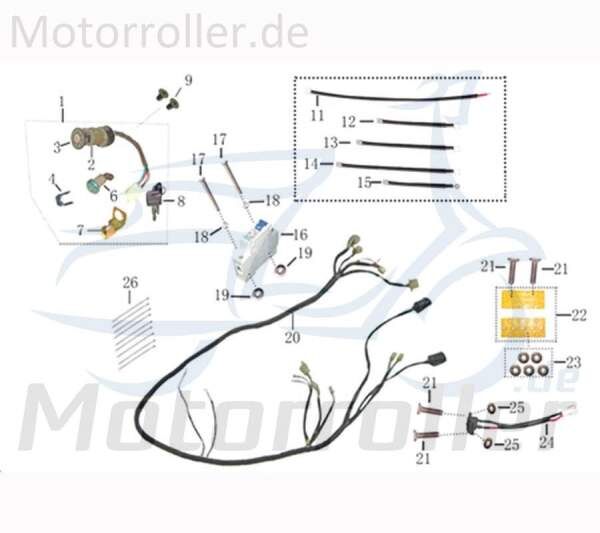 Kreidler Galactica 2.0 Electro Ladebuchse 706977 Motorroller.de Ladeanschluss Elektrobuchse Ladeverbinder Elektroroller E-Roller E-Scooter