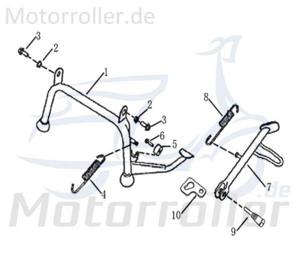 Bundschraube Rex RMC-E HIKER 125 DD SPORT Roller 125ccm 4Takt Motorroller.de Maschinenschraube Flanschschraube Flansch-Schraube Maschinen-Schraube