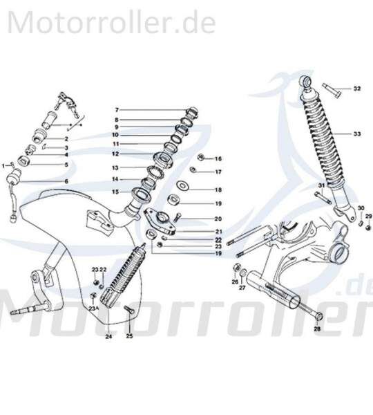 Zündschalter Motorroller 4Takt Kreidler Rex 720263