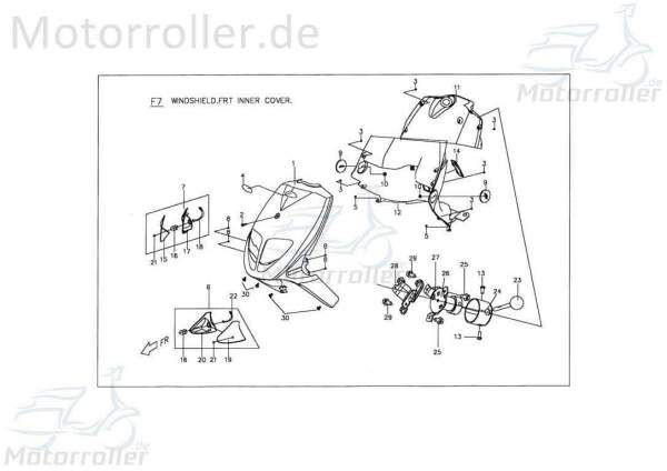 Hebel Gangschaltung Schaltknauf PGO C1451021000