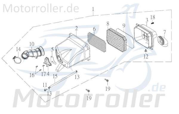 Kreidler F-Kart 170 Schraube Bundschraube 170ccm 4Takt 75770 Motorroller.de Maschinenschraube Flanschschraube Flansch-Schraube Maschinen-Schraube