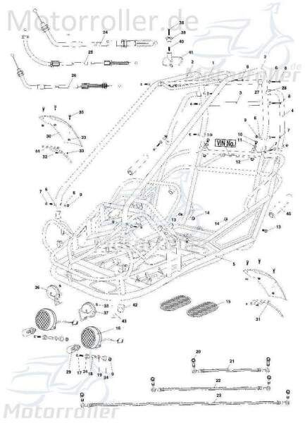 Relais Tongjian Strassenbuggy 150 II 12V 20A 150ccm 4Takt Motorroller.de Schaltrelais 150ccm-4Takt Ersatzteil Service Inpektion Direktimport