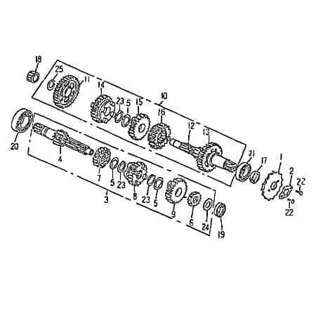 SMC Quad 250 Kugellager 20x52x15mm 250ccm 4Takt 93320-205215 Motorroller.de Wälzlager Rillenkugellager Nadellager Rollenlager Kugel-Lager Wellenlager