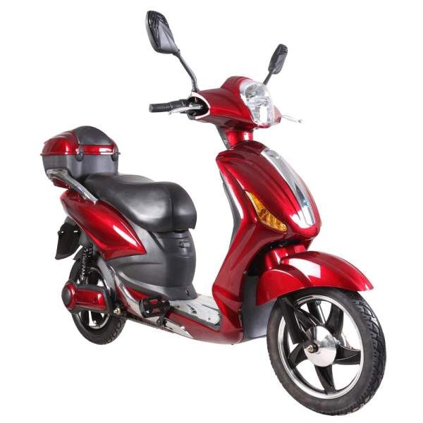 Elektroroller Scoody 25 Classic ZT-09A rot 250W 25 km/h Graphen-Akku E-Scooter E-Roller Mofa