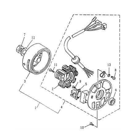 Sechskantschraube Rex 25 Halter Halterung Scooter 50ccm 79410 Motorroller.de Befestigung Flachkopfschraube Sechskant-Schraube Bundschraube 50ccm-2Takt