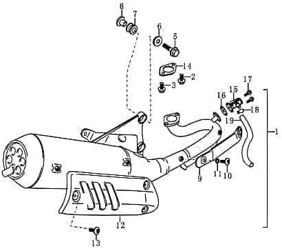 Rex RS250 Krümmerdichtung Dichtungsring 50ccm 2Takt 87525 Motorroller.de Dichtring Auspuffdichtung Flanschdichtung Krümmer-Dichtung Auspuff-Dichtung