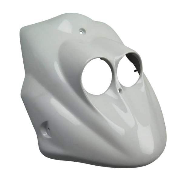 SMC Frontverkleidung weiß Frontschürze 51151-PAF-0008 Motorroller.de Frontmaske Front-Cover Lenkerverkleidung Front-Schürze Wetterschild Dekorblende