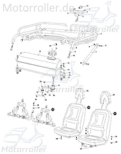 Birne Rücklicht und Bermse 12V 21/5W Tongjian 150ccm 4Takt Motorroller.de Glühbirne Rücklichtbirne 150ccm-4Takt Buggy Strassenbuggy 150 II Ersatzteil