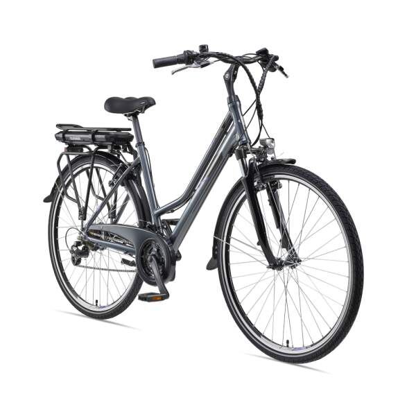 E-Bike Telefunken XT480 Expedition Elektrofahrrad Trekking-Pedelec anthrazit 28" RH 48cm E-Fahrrad Trekkingrad Damenrad