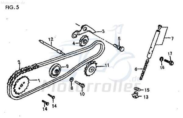 Halter Befestigung Jincheng 100039 Motorroller.de