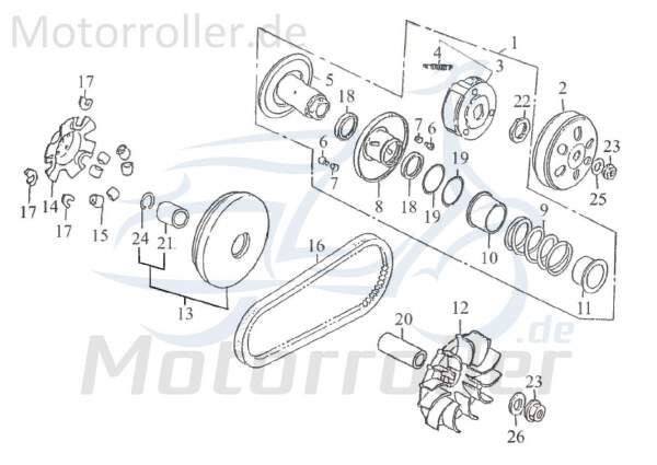 Druckfeder Kreidler F-Kart 170 Druck-Feder Spiral-Feder 81370 Motorroller.de Spiralfeder Springfeder Kompressionsfeder 170ccm-4Takt Ersatzteil Service