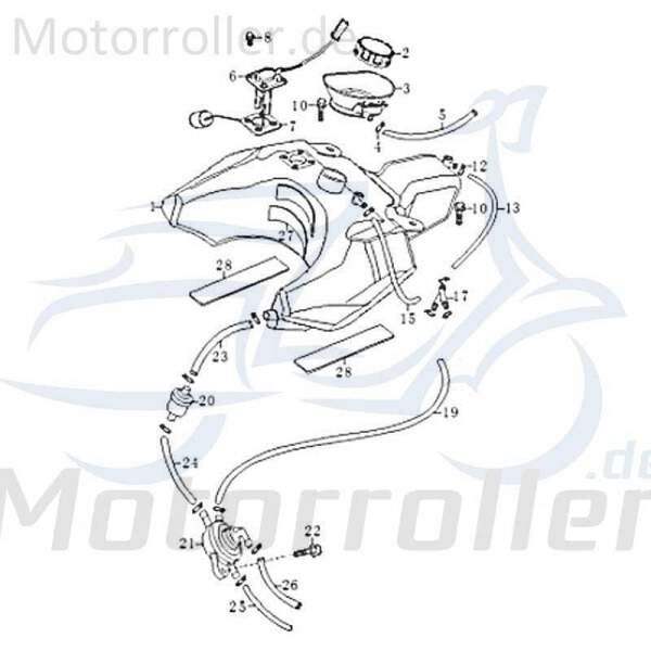 Kreidler RMC-G 50 Manschette 50ccm 2Takt FIG.C23-3-neu Motorroller.de Gleitbuchse Gleitführung Führungsbuchse Gleithülse 50ccm-2Takt Scooter Jonway