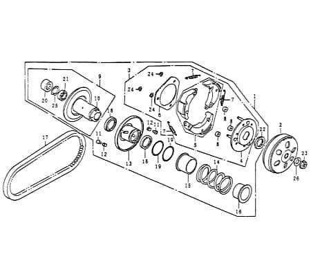 Sicherungsring 50ccm 2Takt Rex 25 Befestigungsklemme 78755 Motorroller.de Schelle Sicherungsklemme Sicherungsclip 50ccm-2Takt Scooter Moped Ersatzteil