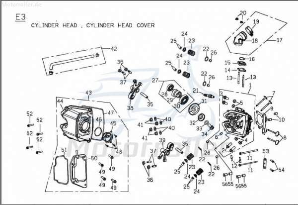 PGO Bundschraube 4x8mm X-RIDER 150 Quad ATV 150ccm 4Takt Motorroller.de Maschinenschraube Flanschschraube Flansch-Schraube Maschinen-Schraube UTV