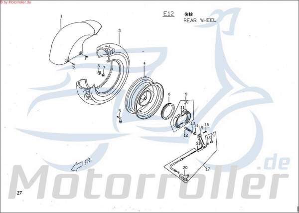 PGO Reifen Offroad 130/90-10 Stollenprofil Roller 50ccm 2Takt Motorroller.de Rollerreifen Motorradreifen Sommerreifen 50ccm-2Takt Scooter Big Max 50