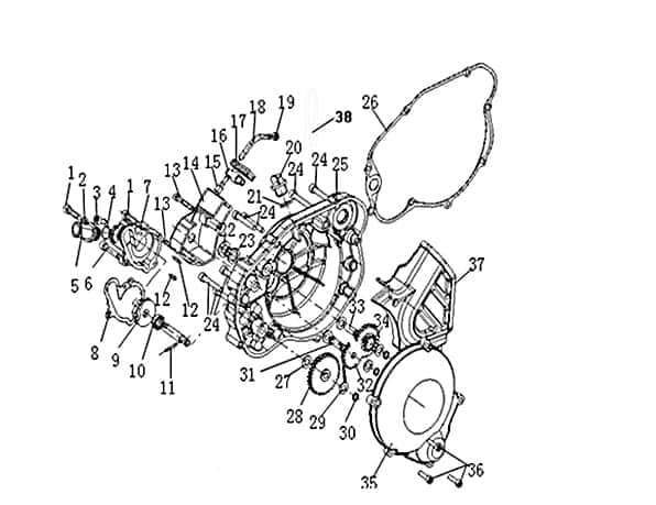 Kreidler Supermoto 50 DD Strange Bremszylinder 733286 Motorroller.de Bremsgeber Motorrad Schaltmoped