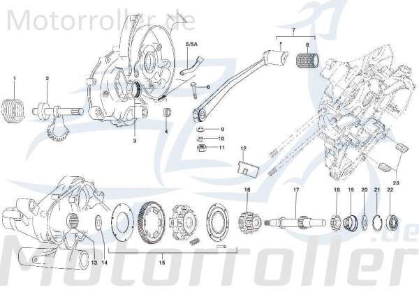 Rückholfeder 125ccm 4Takt Kreidler Spannfeder SF514-1593 Motorroller.de Zugfeder 125ccm-4Takt Scooter STAR Deluxe 4S 125 STAR Deluxe 4S 200 Moped