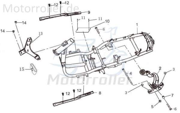 Halter Hupe Befestigung AGM-MOTORS 1030118