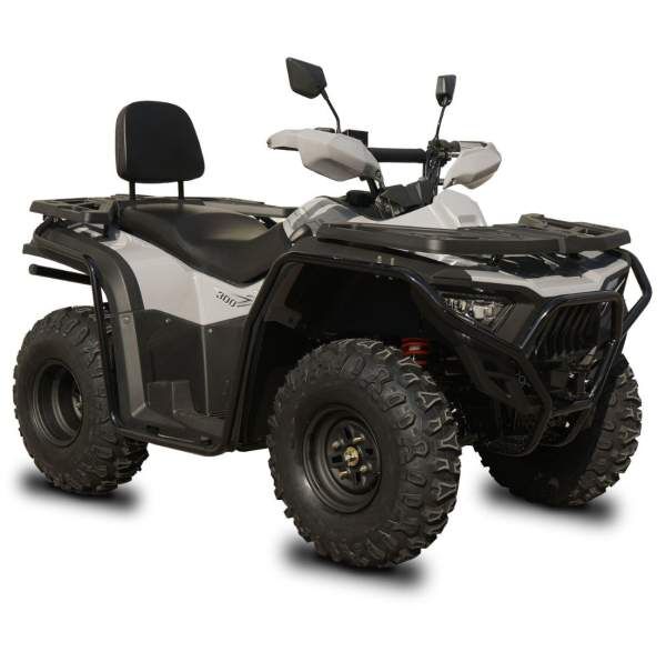 Quad Fighter 300 B-S grau Stahlfelgen ATV mit Straßenzulassung