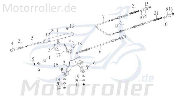 Kreidler F-Kart 170 Stift Bolzen 170ccm 4Takt 76043 Motorroller.de Passstift Nietstift Pass-Stift 170ccm-4Takt Ersatzteil Service Inpektion