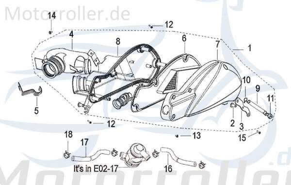 SMC Schlauchklemme Durchmesser 11mm Schelle Clip B17010110003 Motorroller.de 250ccm 4Takt Spannring Klemmschelle Schlauchbinder Klemm-Schelle Scooter