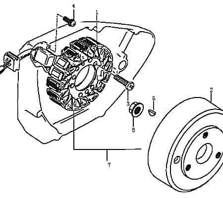 Kreidler DICE CR/GS/SM 125i Pro Polradabzieher M30 x 1,5 mm, Innengewinde, Rechtsgewinde 70968 Motorroller.de Lichtmaschinenabzieher Rex Enduro Super