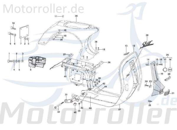 Stopfen Gummipuffer Rex 720156 Motorroller.de