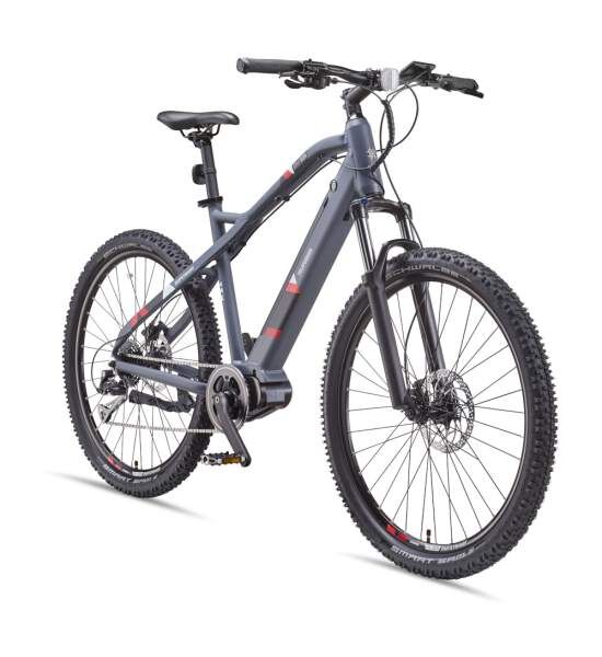 E-Bike Telefunken M925 Aufsteiger Elektrofahrrad MTB-Pedelec graphit 29" RH 51cm E-Fahrrad Mountainbike