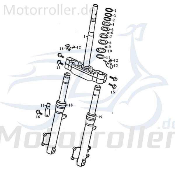 Jonway RMC-G 50 Simmerring 42x30x10.5mm 50ccm 2Takt FIG37-13 Motorroller.de Gabel Wellendichtring Dichtringe Simmering Simmerringe Simmer-Ring Scooter