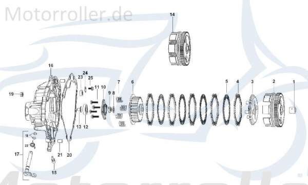 Stahlscheibe 200ccm 4Takt Kreidler Scooter Roller 721118 Motorroller.de 200ccm-4Takt LML Star 4 200 Schaltung STAR Deluxe 4S 200 Moped Ersatzteil