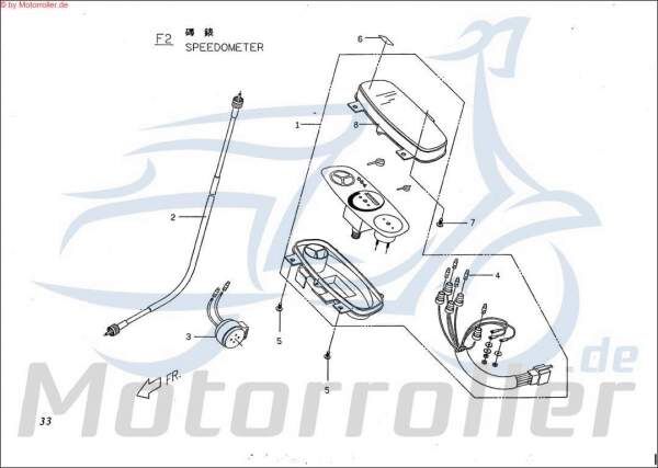 PGO Birne Instrumentenbeleuchtung 12V Big Max 50 50ccm 2Takt Motorroller.de 50ccm-2Takt Scooter Big Max 90 Ersatzteil Service Inpektion Direktimport