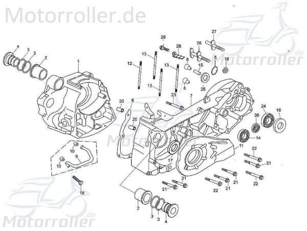 Bundschraube Tongjian Strassenbuggy 250 I+II 250ccm 4Takt Motorroller.de Maschinenschraube Flanschschraube Flansch-Schraube Maschinen-Schraube Service