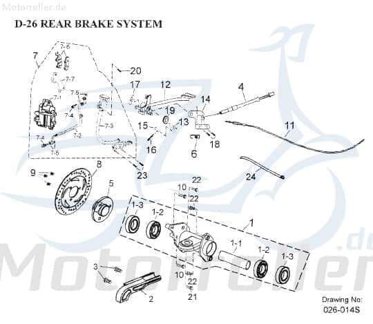 AEON Bremsbeläge hinten vorn Bremsbelag 45120-182-000