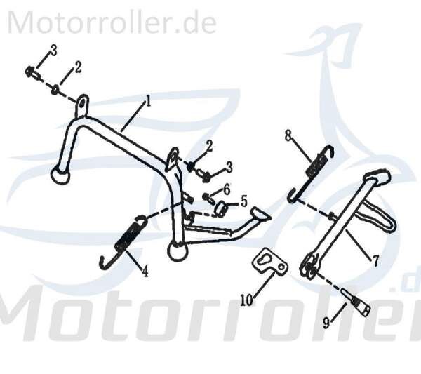 Bundschraube M6x30mm Rex Maschinenschraube 125ccm 4Takt Motorroller.de Flanschschraube Flansch-Schraube Maschinen-Schraube Bund-Schraube 125ccm-4Takt