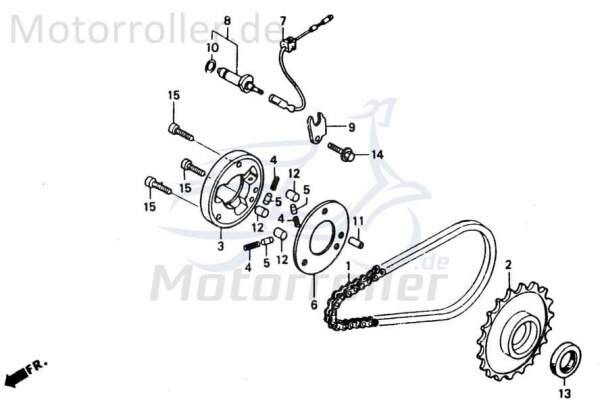 Chunlan Chopper Neutralschalterkontakt 125ccm 4Takt 244FM.03.07.07 Motorroller.de Motorrad Moped Ersatzteil Service Inpektion Direktimport