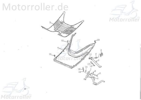 SMC Sechskantschraube mit Unterlegscheibe M6x20mm 50ccm 2Takt Motorroller.de Befestigung Halter Halterung Flachkopfschraube Sechskant-Schraube Scooter