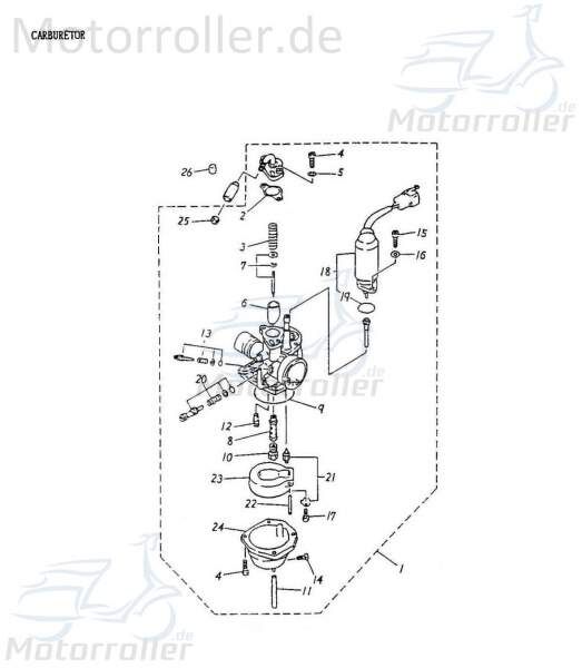 Adly Unterlegscheibe ATV 50 II Utility XXL AC 50ccm 2Takt Motorroller.de Distanzhalter U-Scheibe Washer Beilagscheibe Ausgleichsscheibe 50ccm-2Takt