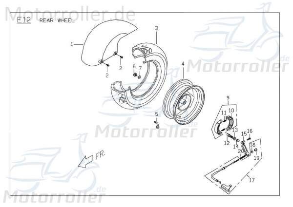 PGO Rollerreifen 130/70-12 Big Max 50 Scooter 50ccm 2Takt Motorroller.de Scooterreifen Sommerreifen 50ccm-2Takt G-Max 50 Naked Ersatzteil Service