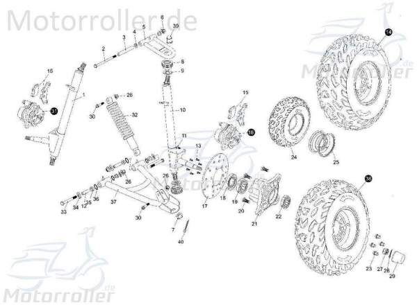 Bundmutter M12 Eppella Strassenbuggy 250 I+II 250ccm BCB 359 Motorroller.de Sechskantmutter Flanschmutter Sechskant-Mutter Flansch-Mutter Bund-Mutter