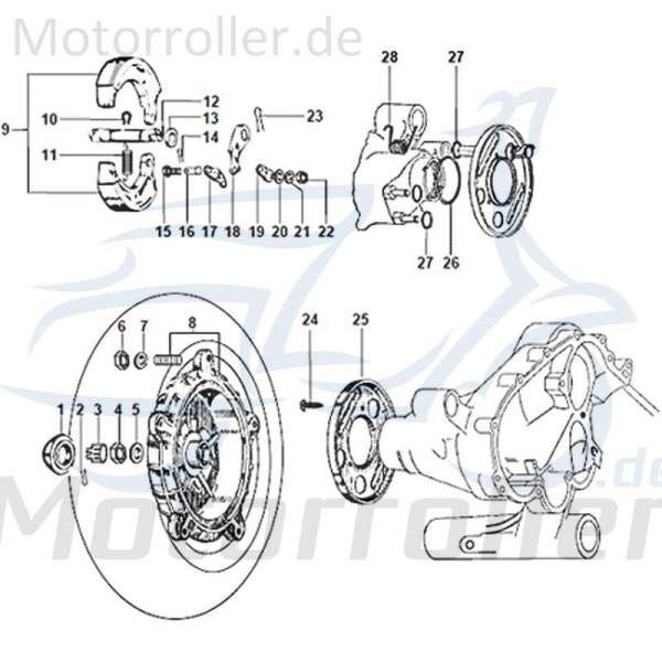 Kreidler STAR Deluxe 4S 125 O-Ring 125ccm 4Takt 720543 Motorroller.de Gummidichtung Dichtring Gummiring Oring Gummi-Ring Dicht-Ring 125ccm-4Takt LML