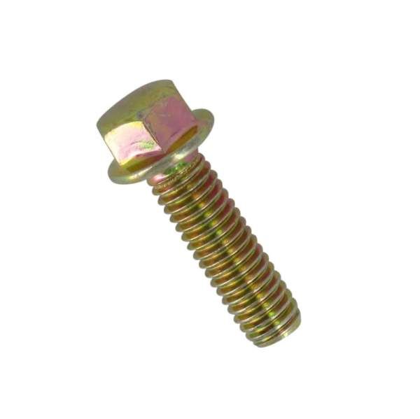 Schraube M6x20mm mit Bund verzinkt Eppella 50ccm 3112190204-G Motorroller.de Bundschraube Maschinenschraube Flanschschraube Flansch-Schraube 139QMB