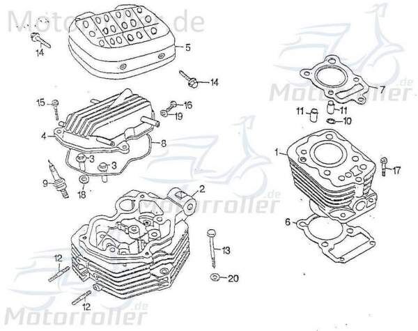 Distanzscheibe Rex Chopper 125 Lochscheibe U Motorrad 98509 Motorroller.de Ausgleichsscheibe Abstandscheibe 125ccm 4Takt Cruiser 125 Ersatzteil